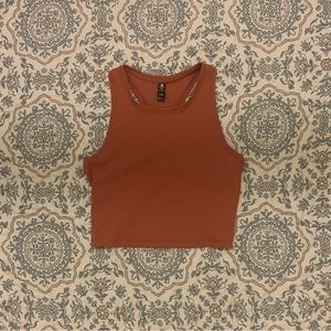 90 DEGREE by Reflex Orange Tank Top